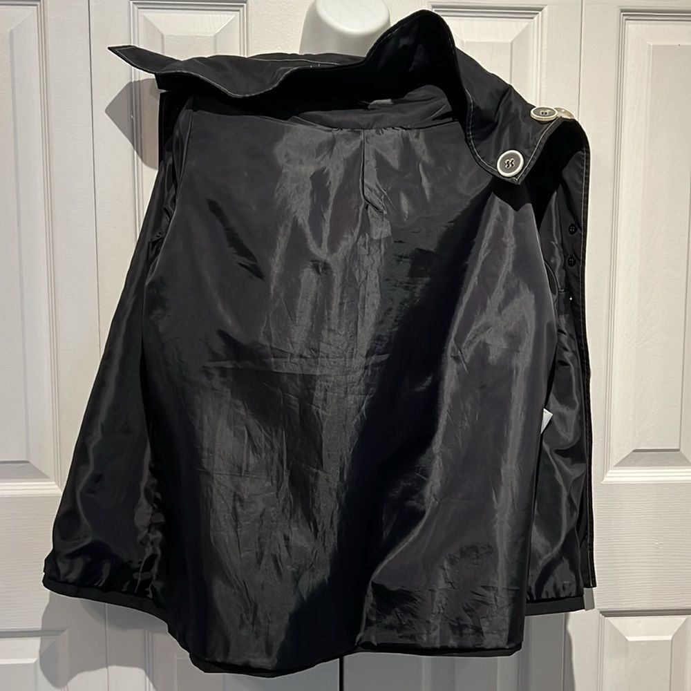 Kristen Blake Black Water Repellent Button Up Jacket Size M - Picture 12 of 14